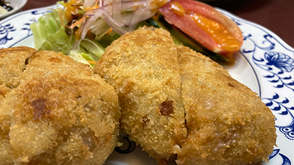 喫茶店のフライ定食